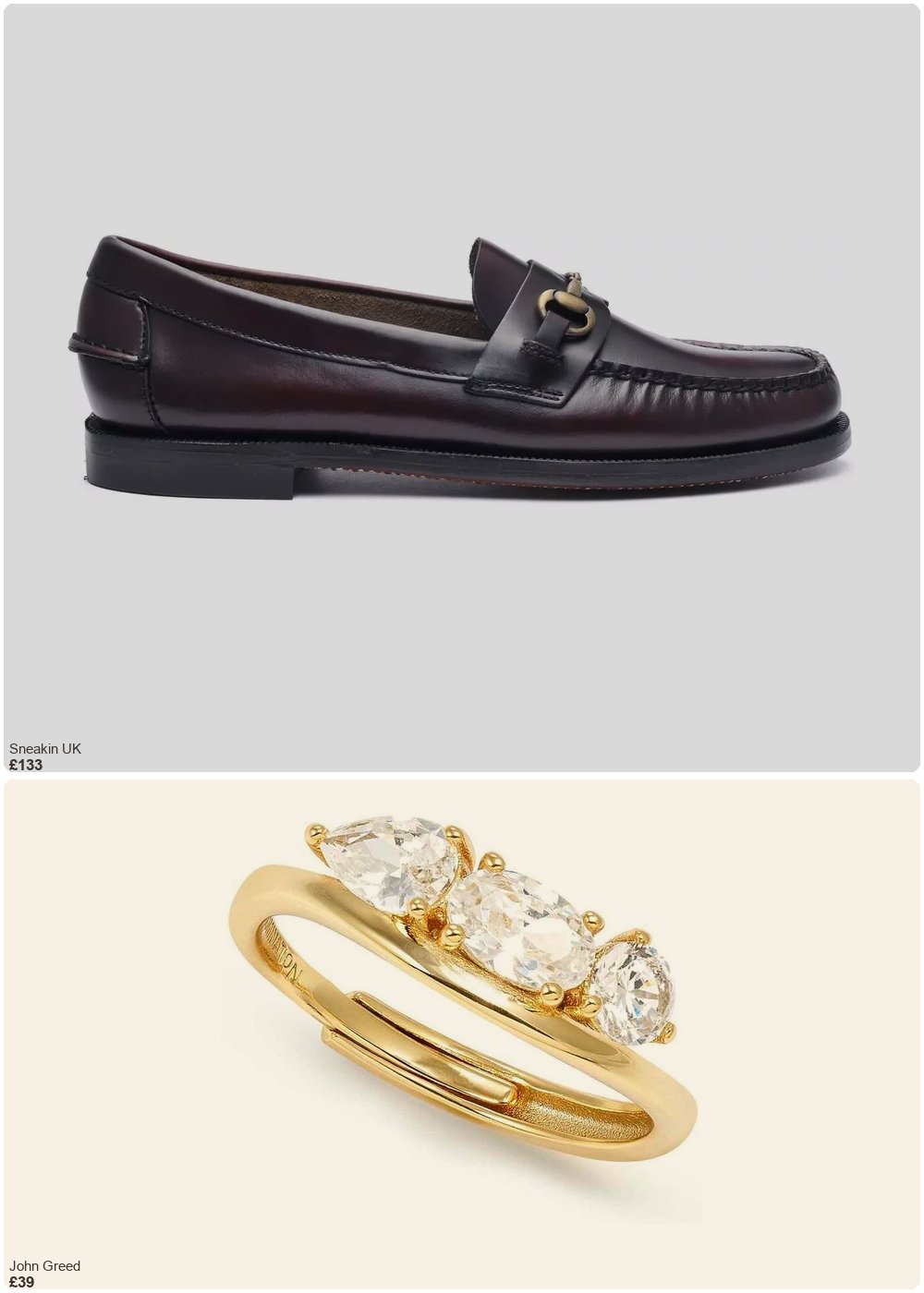 The complete outfit featuring Nomination Nomination My Rebel Art Gold Plated Trilogy Zirconia Ring