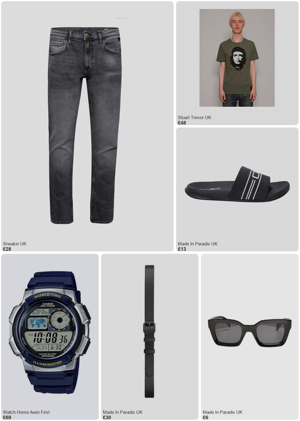 The complete outfit featuring Casio Casio AE-1000W-2AVDF Digital Men's Watch