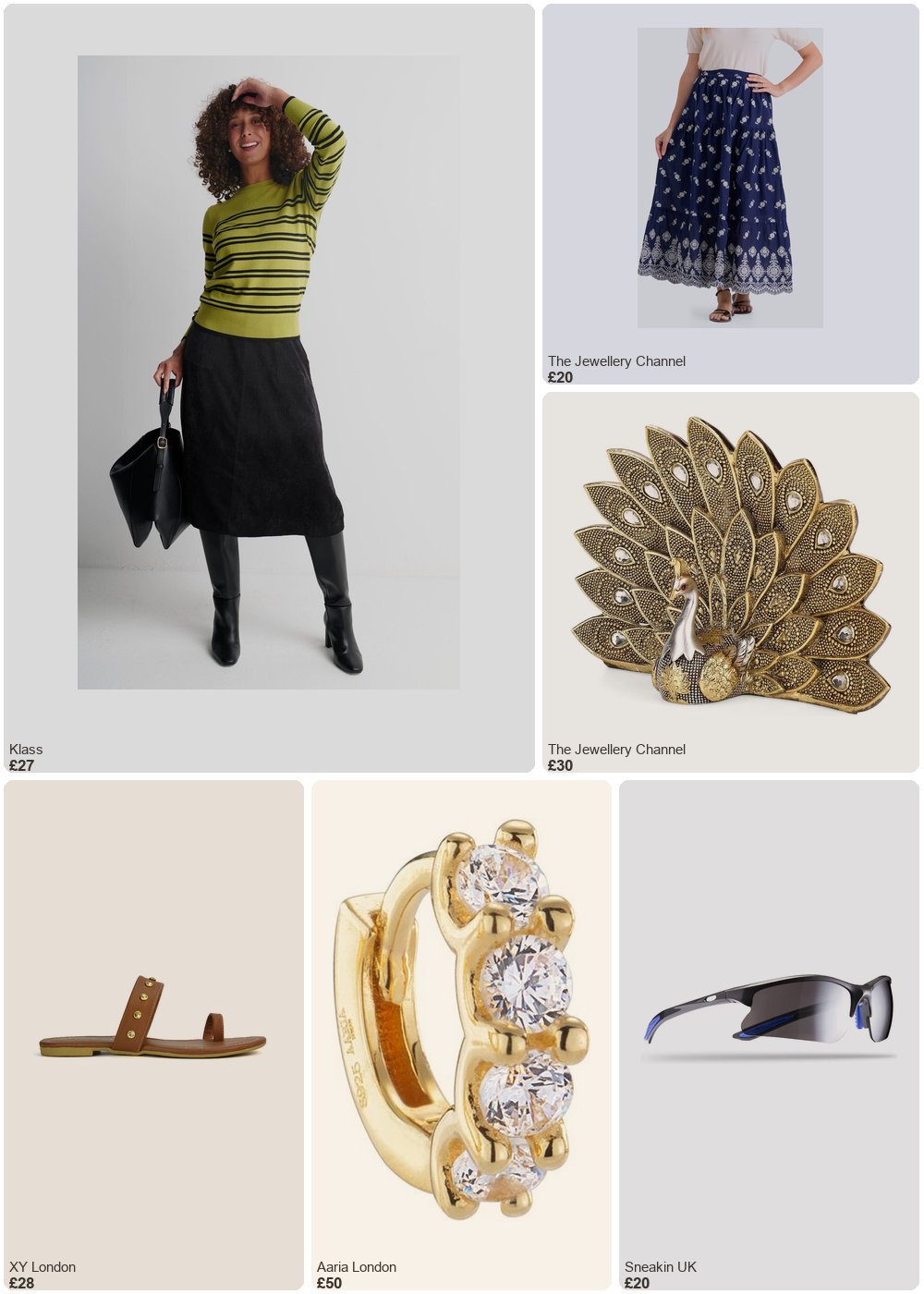 The complete outfit featuring TJC La Marey Cotton Embroidery Skirt (Size - Medium) - Navy Blue
