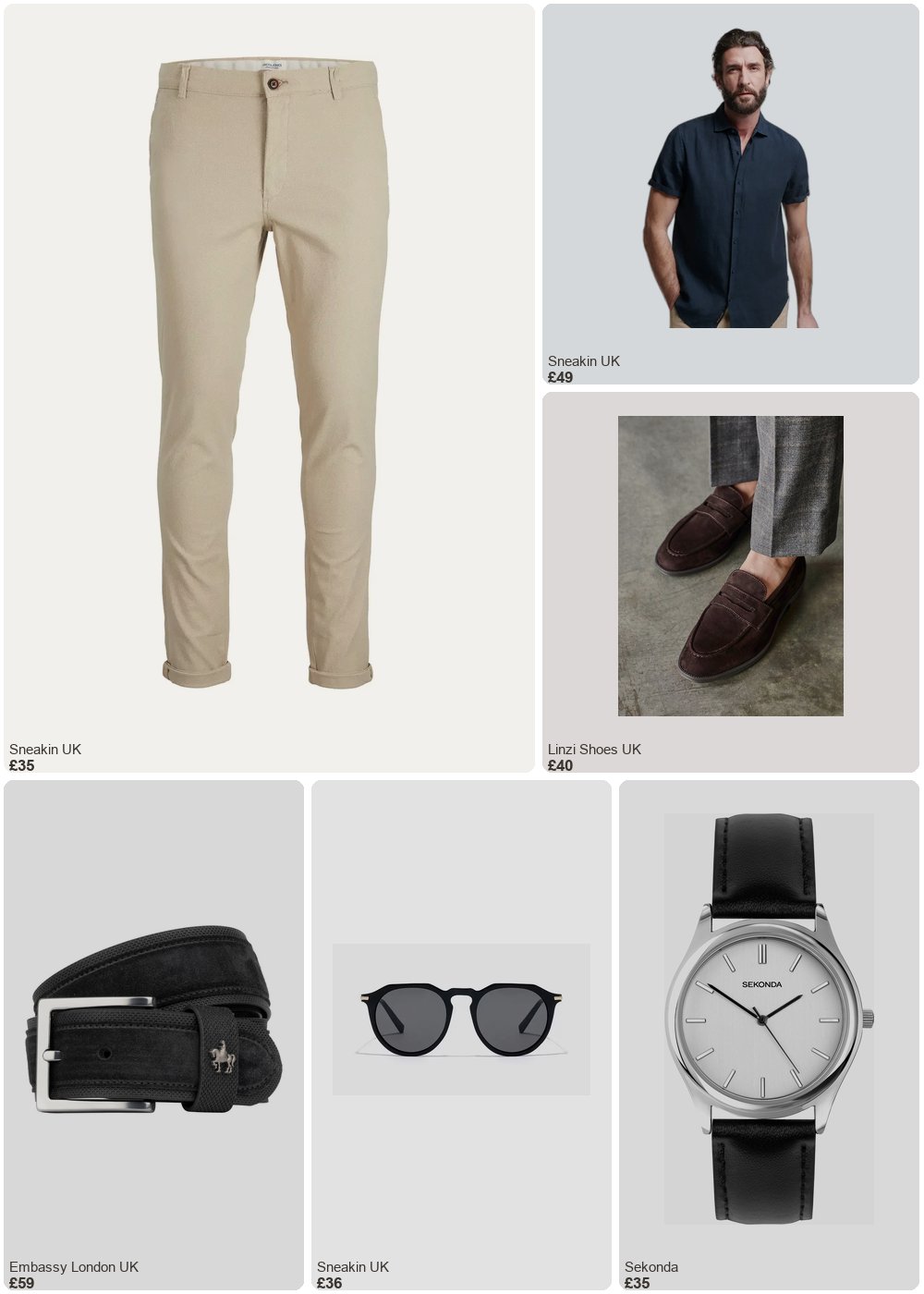 The complete outfit featuring Embassy London Victor - Black & Black - Men's Italian leather belt