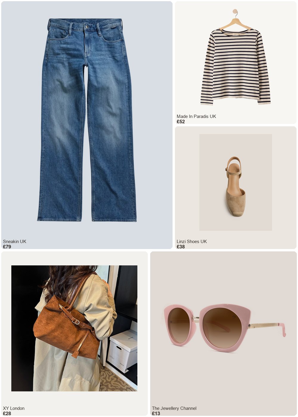 The complete outfit featuring Linzi Linzi Shoes - True Taupe Faux Suede Espadrille Wedges- 7