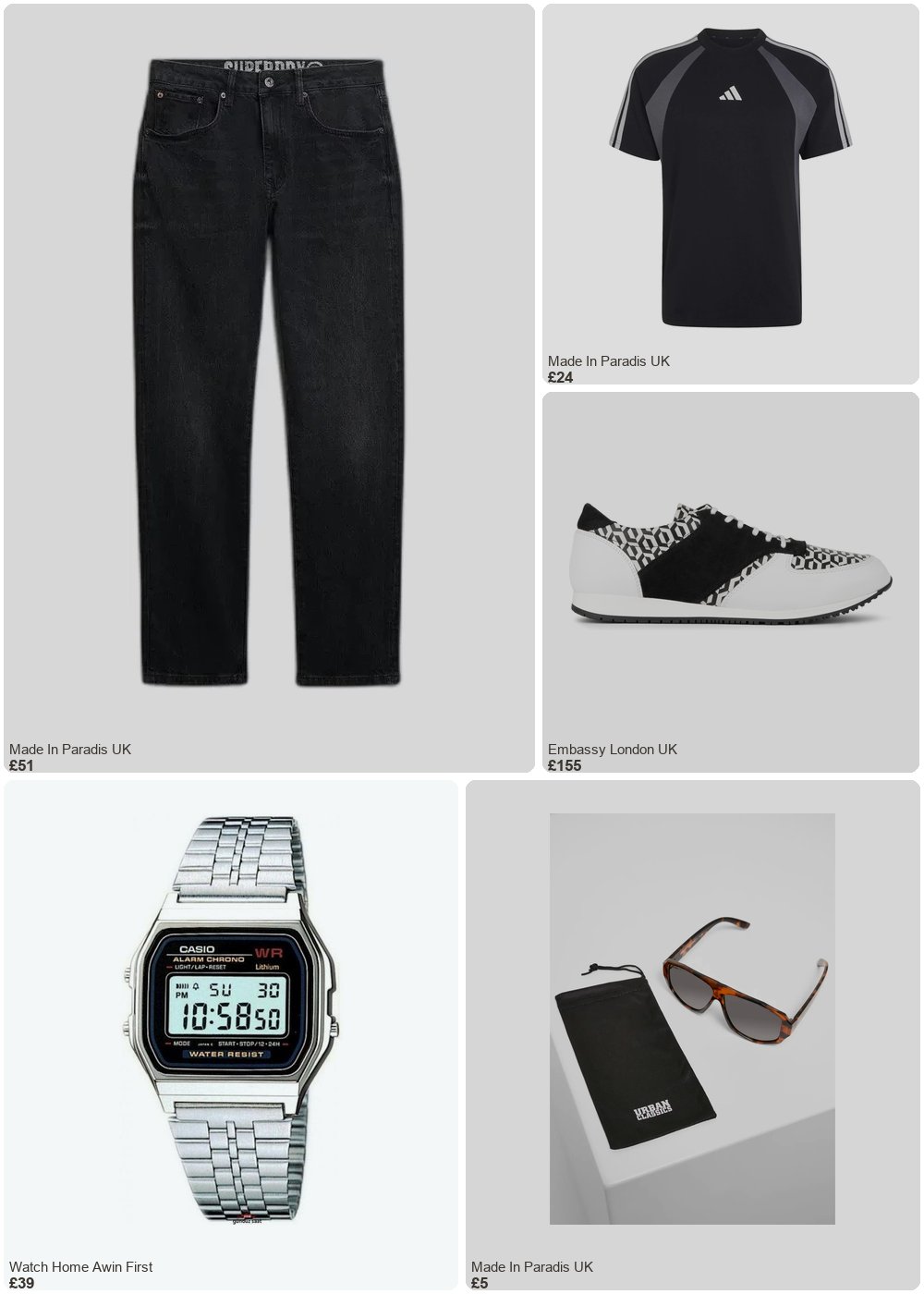 The complete outfit featuring Adidas T-shirt adidas Seasonal Essentials Colorblock