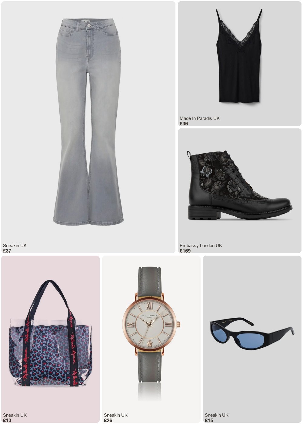 The complete outfit featuring Ichi Women's Flare Jeans Ichi IHTwiggy
