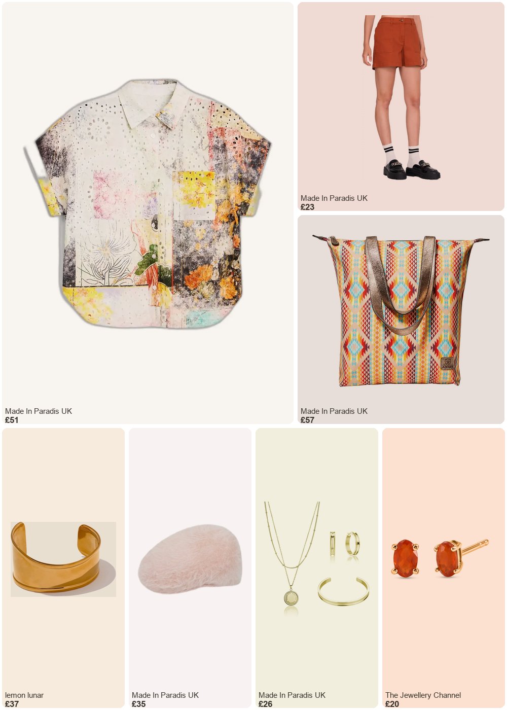 The complete outfit featuring 24 Colours Women's chino shorts 24 Colours