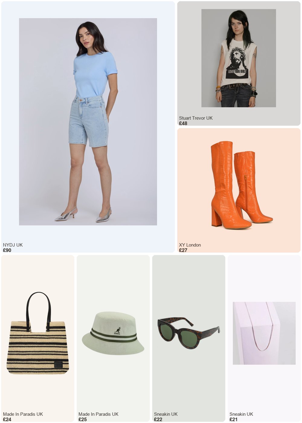 The complete outfit featuring STUART TREVOR 'Love Your Idols' Vest in Ecru