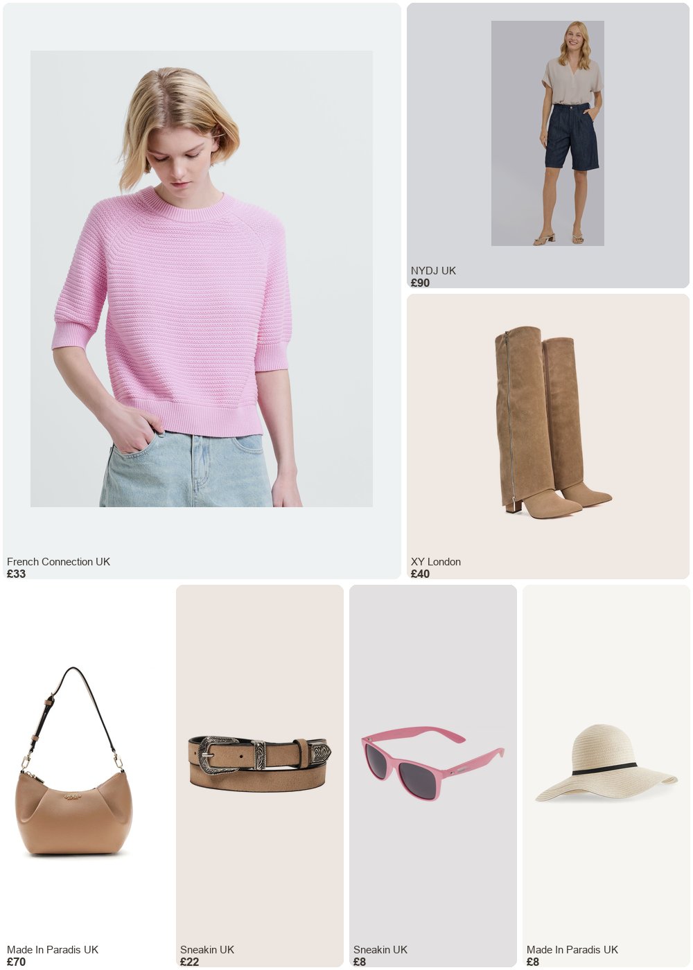 The complete outfit featuring Guess Women's shoulder Bag Guess Amorette