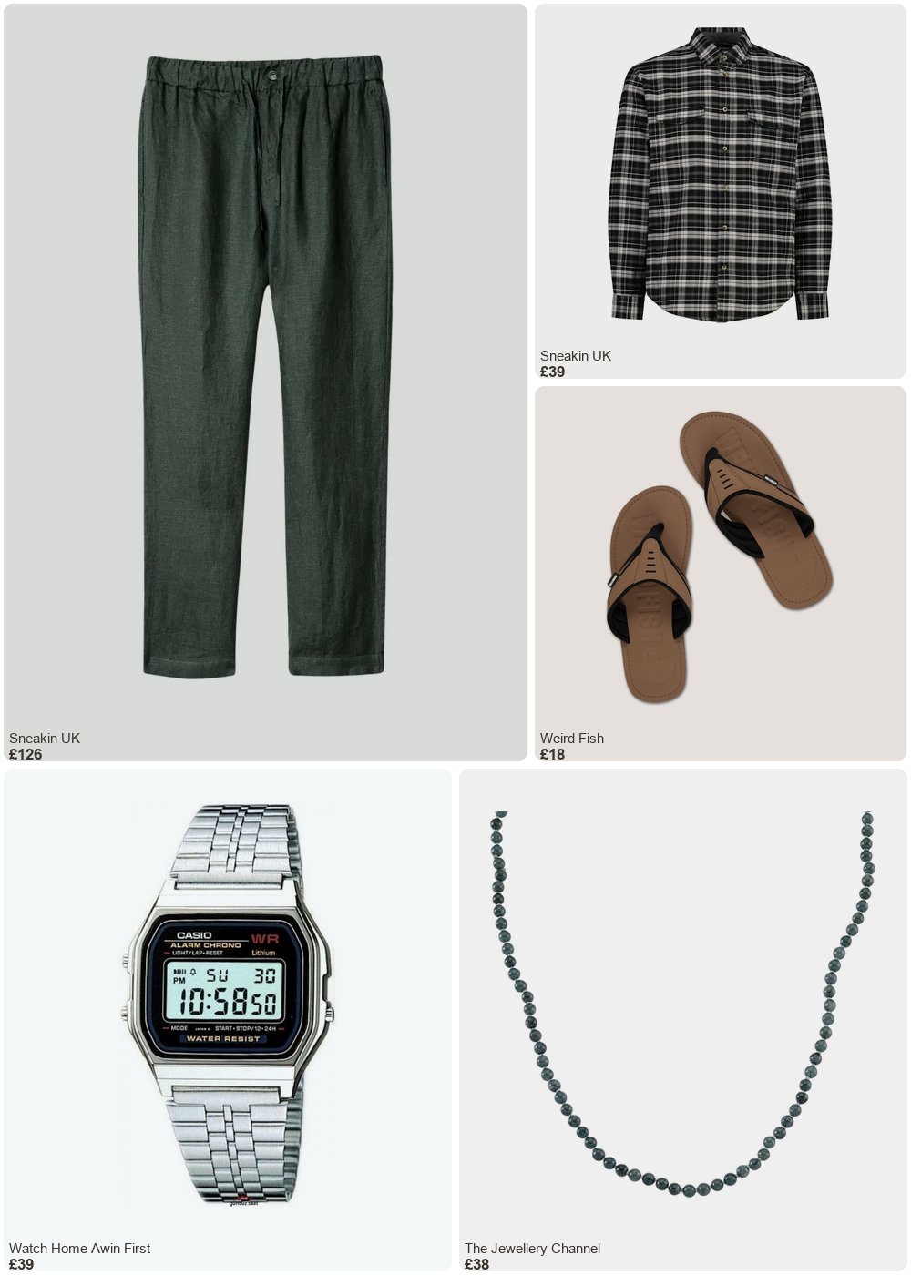 The complete outfit featuring The Resort Co Linen Trousers The Resort Co