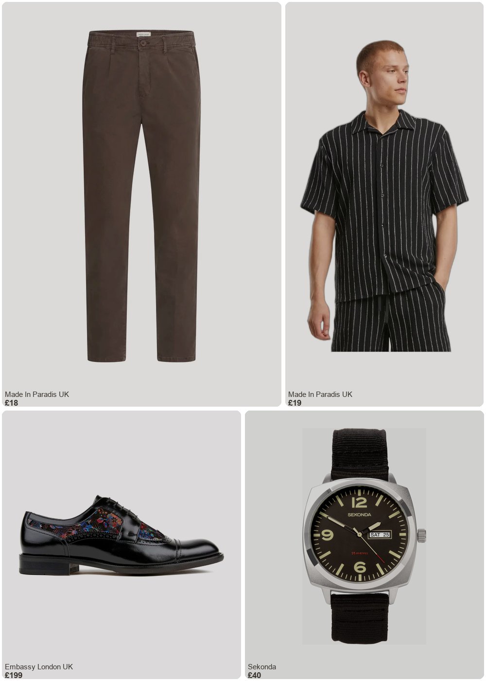 The complete outfit featuring casual friday Trousers Casual Friday CFBuchan