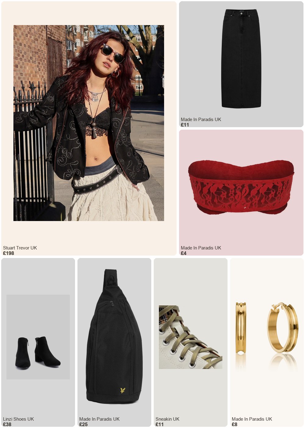 The complete outfit featuring STUART TREVOR Custom Embroidery Jacket