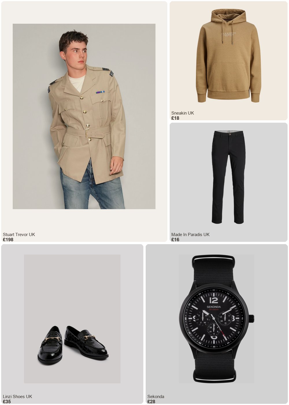 The complete outfit featuring jack & jones Trousers Jack & Jones Marco Dave