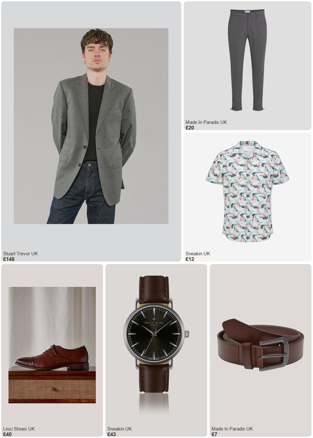 The complete outfit featuring casual friday Zip-up suit trousers Casual Friday Portman