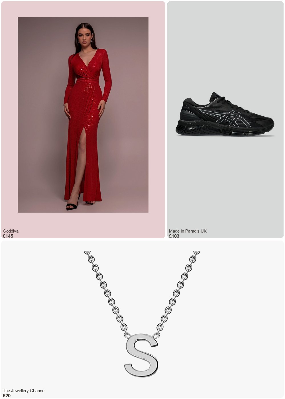 The complete outfit featuring TJC Rhodium Overlay Sterling Silver NecklaceE (Size - 15)