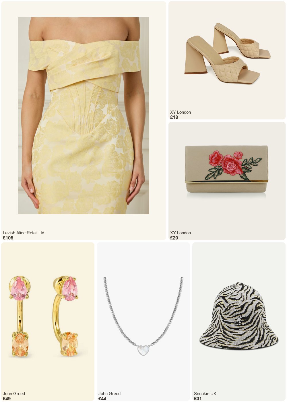 The complete outfit featuring Nomination Nomination Colour Wave Aurora Gold Plated Double Mixed Zirconia Earrings