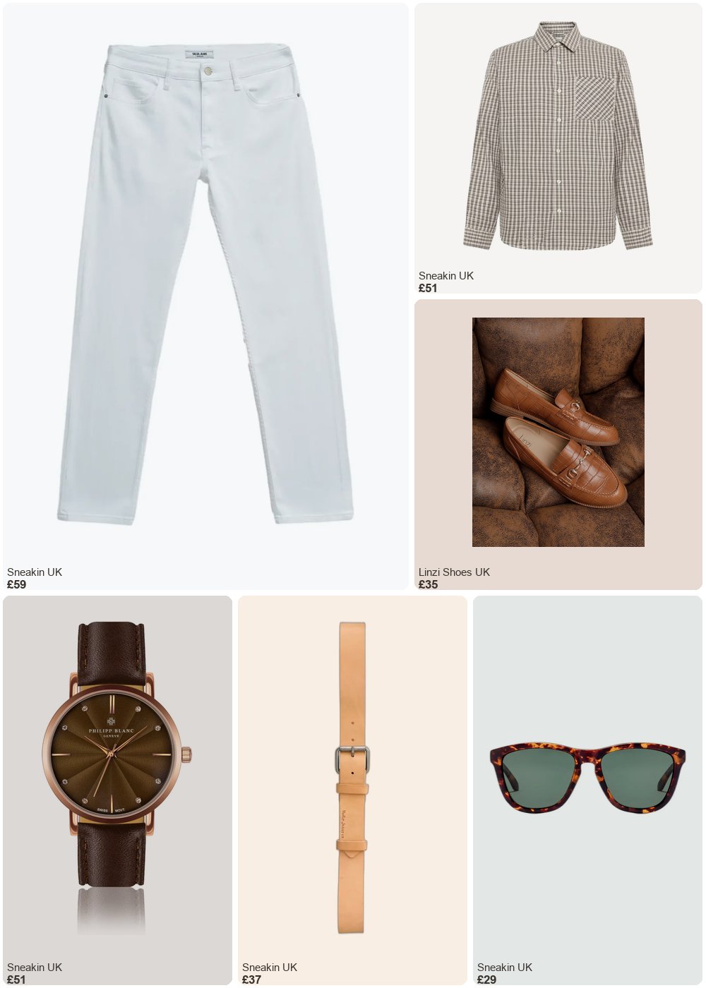 The complete outfit featuring KnowledgeCotton Apparel Long-sleeved plaid shirt KnowledgeCotton Apparel Dune