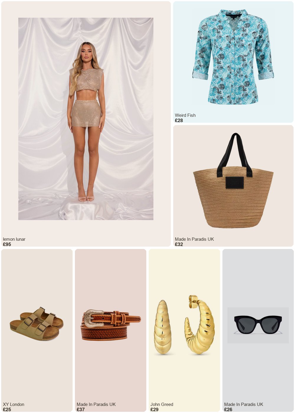 The complete outfit featuring 1 THE DIAMANTE SKIRT GOLD