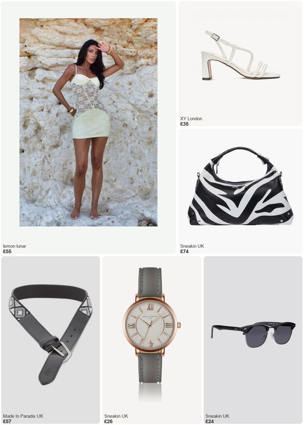 The complete outfit featuring XY London Demi Strappy Slingback Mid Block Heel Sandals With Square Toe in Black Faux Suede - White / UK 7 | EU 40 | US 9