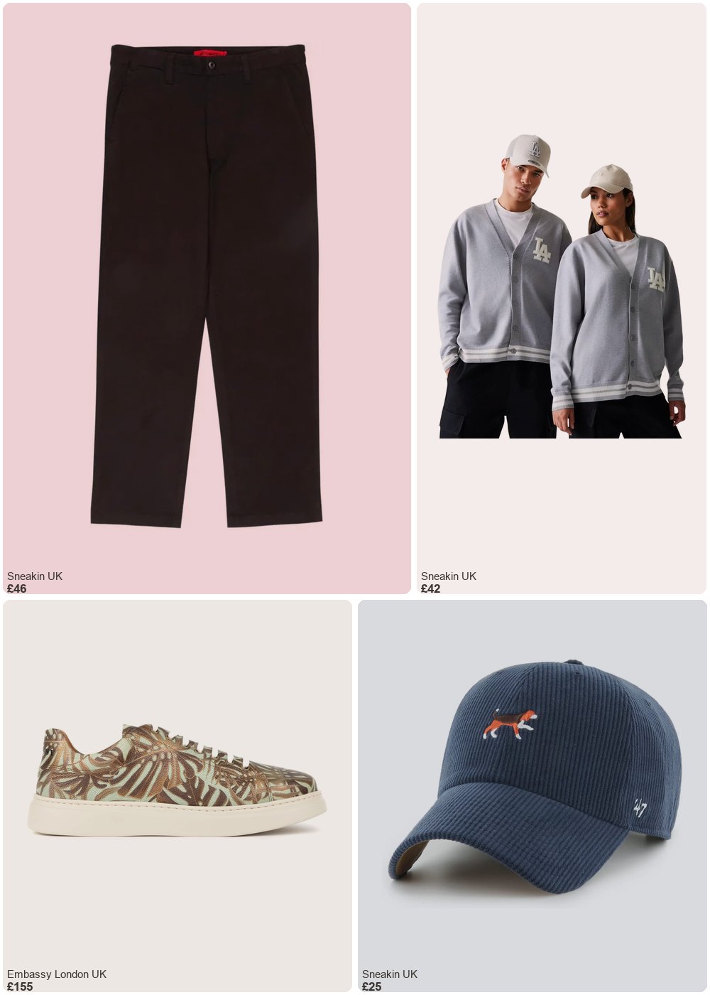 The complete outfit featuring new era Dodgers knitted cardigan