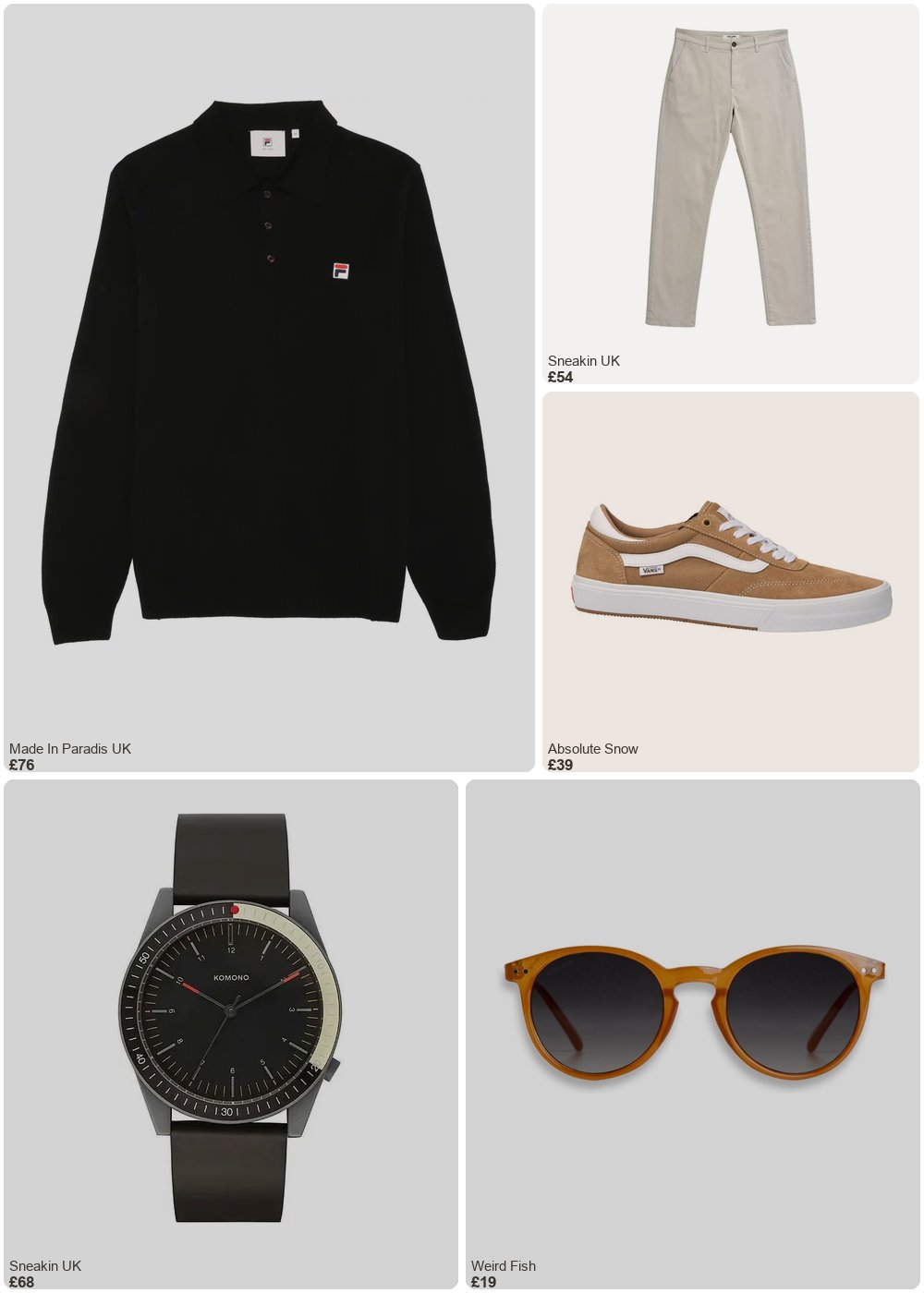 The complete outfit featuring Komono Watch Komono Ray Shade Leather