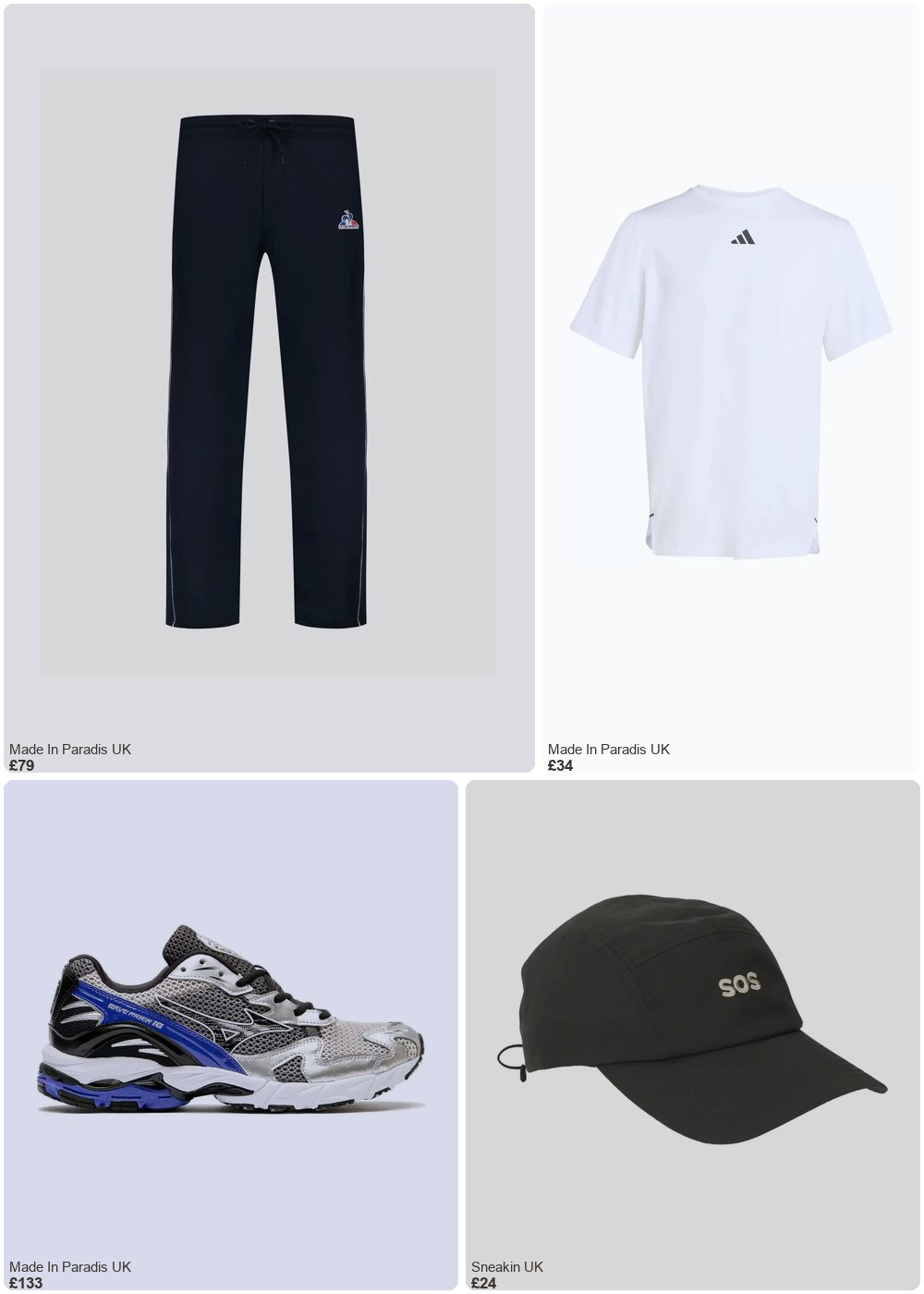 The complete outfit featuring SOS 5 Panel Cap SOS Collose