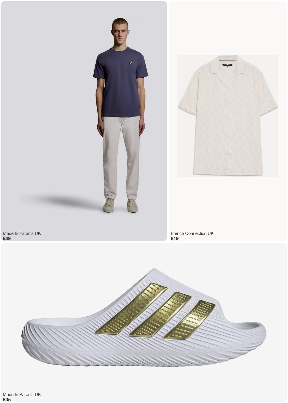 The complete outfit featuring Lyle & Scott Chino Trousers Lyle & Scott Straight Leg