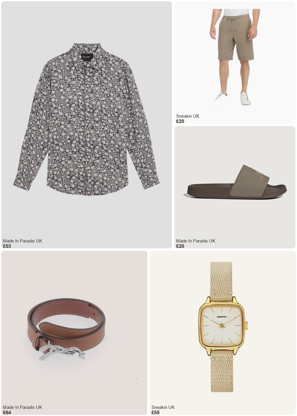 The complete outfit featuring Lyle & Scott Floral jacquard shirt Lyle & Scott