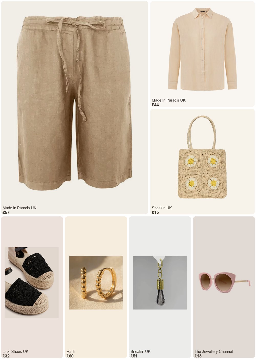 The complete outfit featuring Linzi Shoes Linzi Shoes - Black Woven Two Part Espadrille Sandal- 7