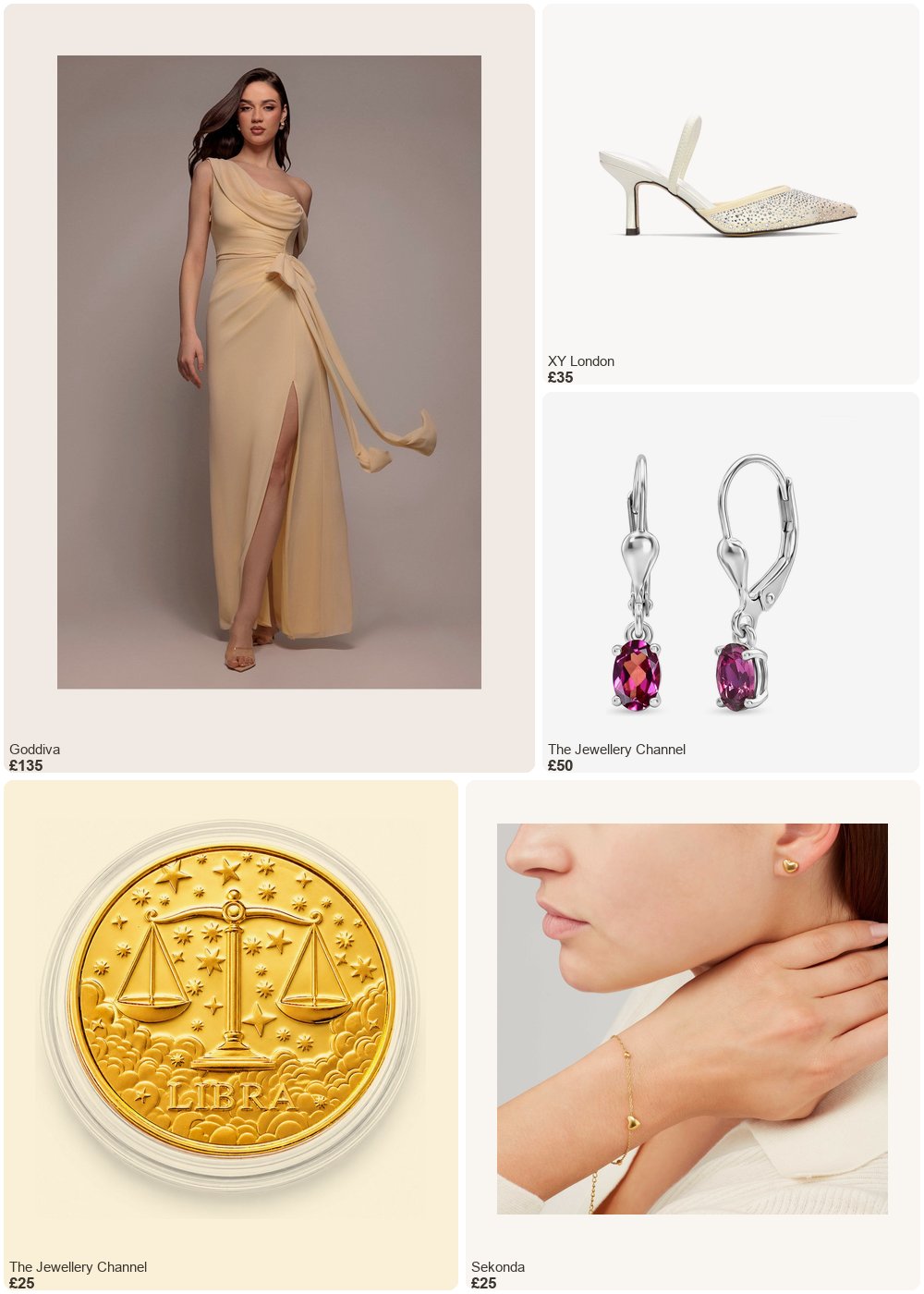 The complete outfit featuring TJC Celestial Zodiac Collection - Libra 24k Gold Coin Collectibles