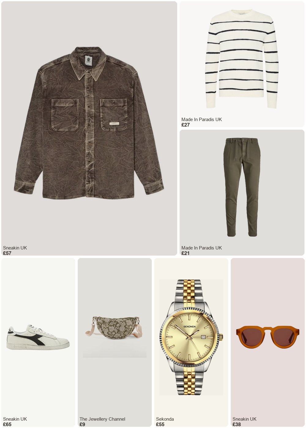 The complete outfit featuring TJC Crossbody Bag