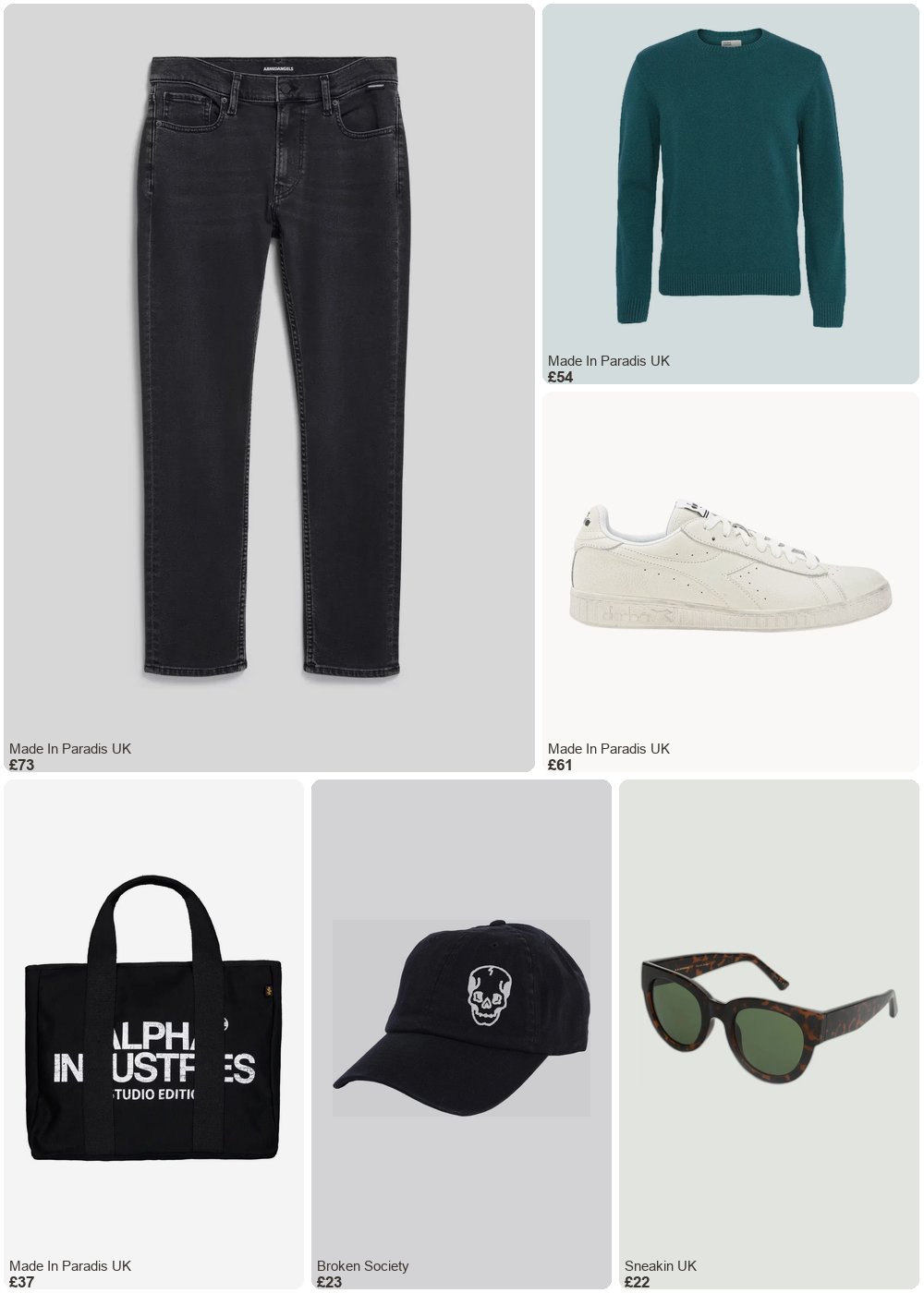 The complete outfit featuring Colorful Standard Pullover Colorful Standard Merino Wool Ocean Green