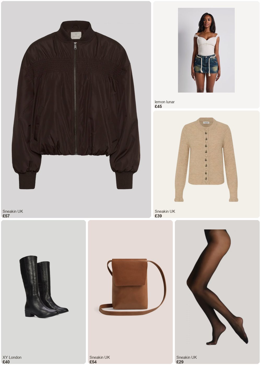 The complete outfit featuring Kaffe Women's bomber KAFFE Arlette