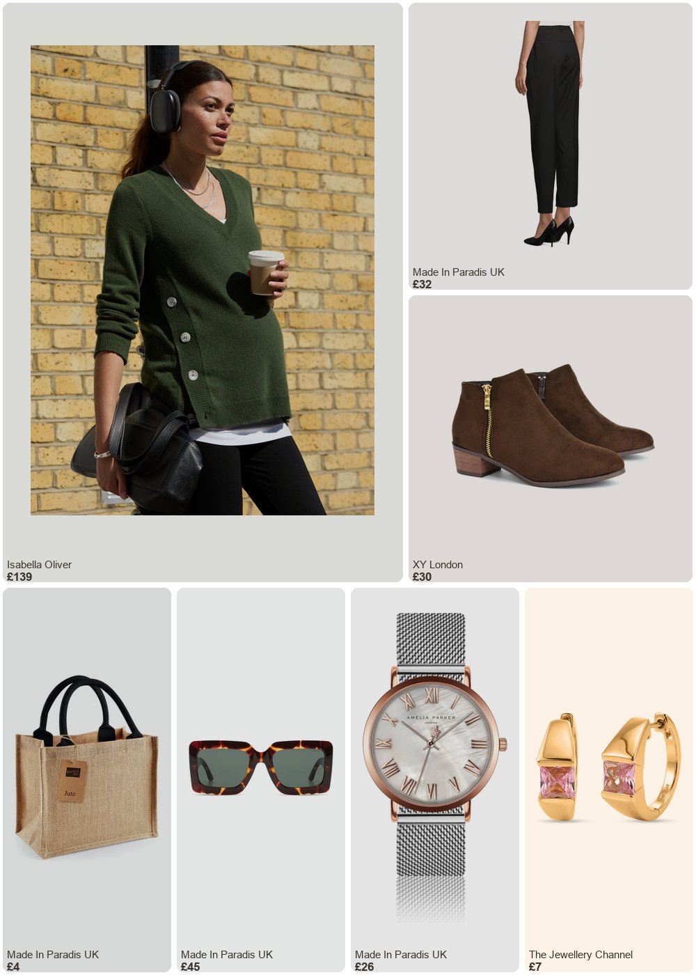 The complete outfit featuring Isabella Oliver Abi Maternity Jumper