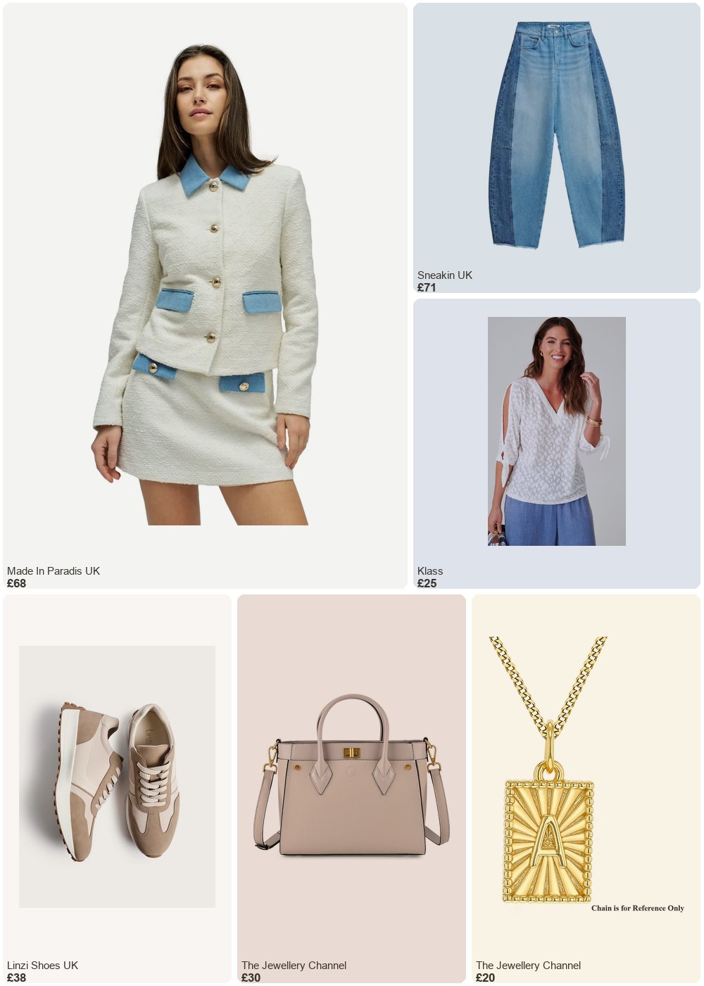 The complete outfit featuring Linzi Linzi Shoes - Beige Suede Mix Sports Trainers- 7