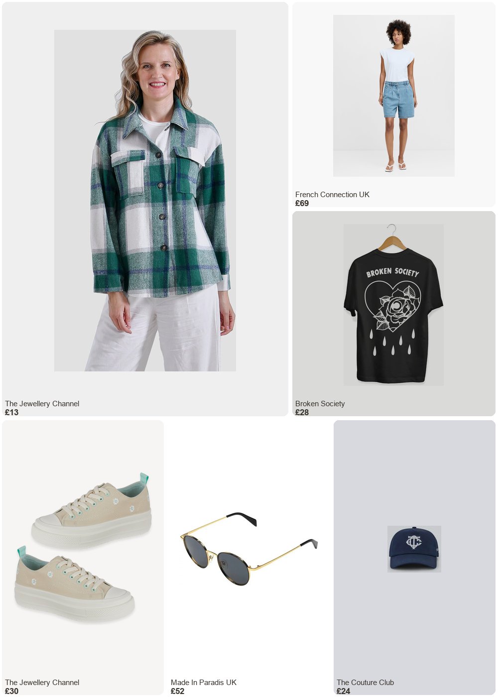 The complete outfit featuring TJC La Marey Brushed Checked Shirt (Size 12 to 14) - Green