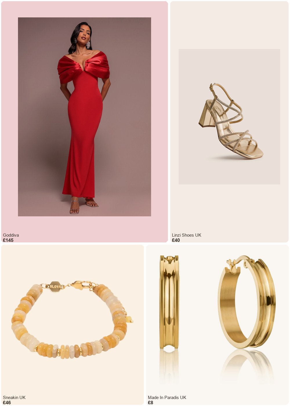 The complete outfit featuring Sloya Jade stone bracelet for women Sloya Blima