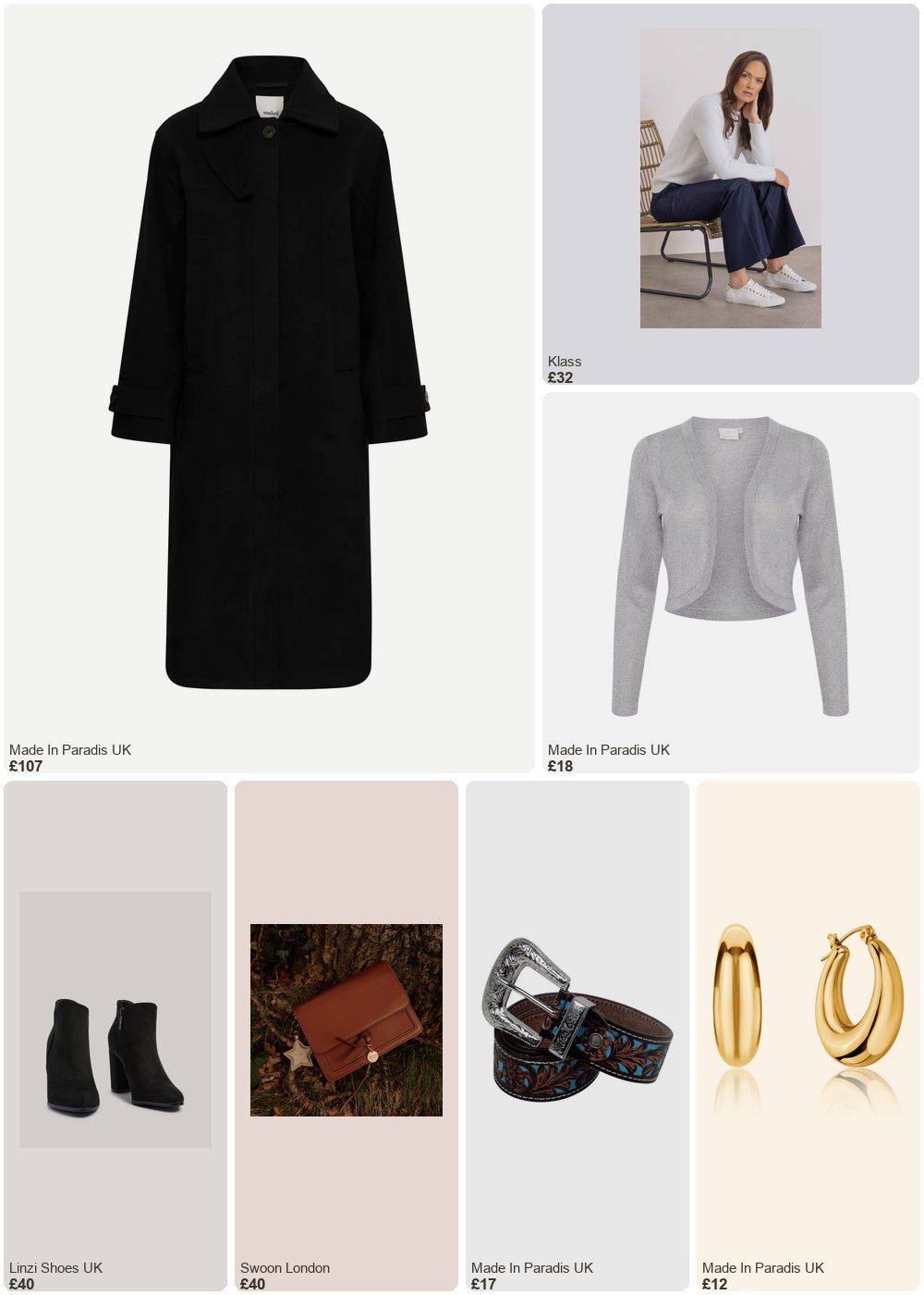 The complete outfit featuring Linzi Linzi Shoes - Black Faux Suede Block Heeled Ankle Boot- 7