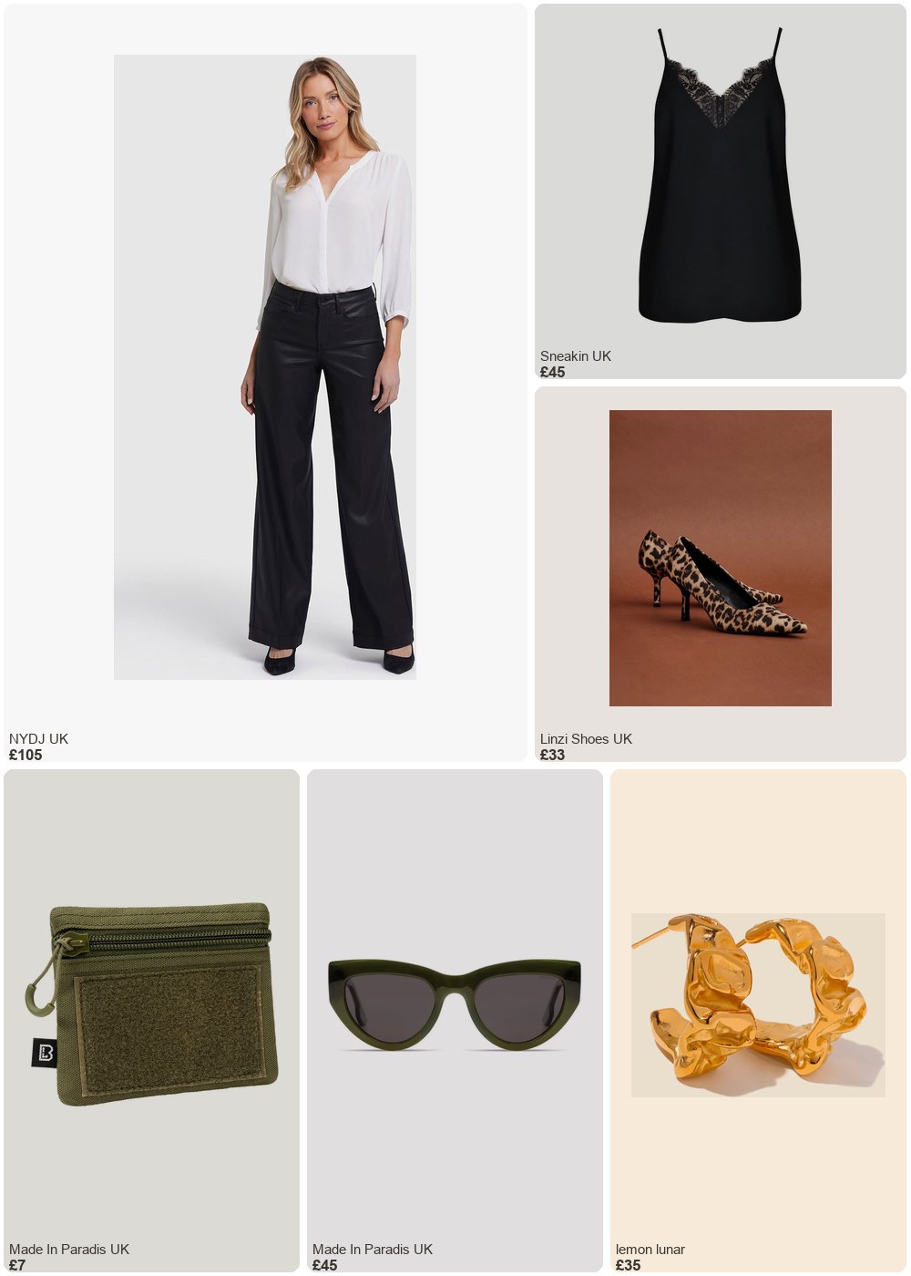 The complete outfit featuring Linzi Linzi Shoes - Leopard Print Scuba Court Heel- 7