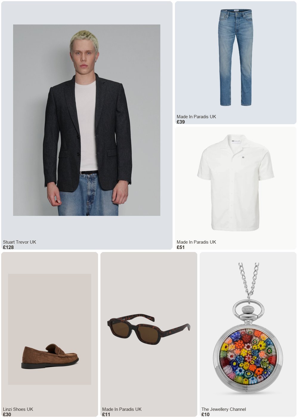 The complete outfit featuring STUART TREVOR Vintage Wool Blazer