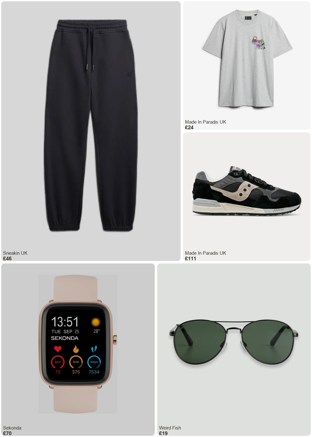 The complete outfit featuring Superdry Oversized tracksuit bottoms Superdry Blank