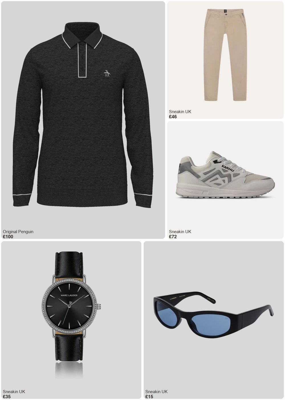 The complete outfit featuring Le Temps des cerises Chino pants Le Temps des cerises César