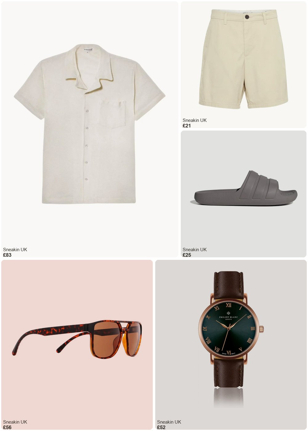 The complete outfit featuring Solid Short Solid Eldric Alann