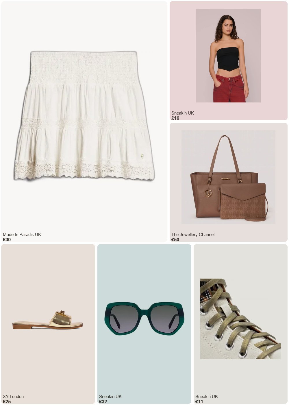 The complete outfit featuring Urban Classics Women's bandeau top Urban Classics (x2)