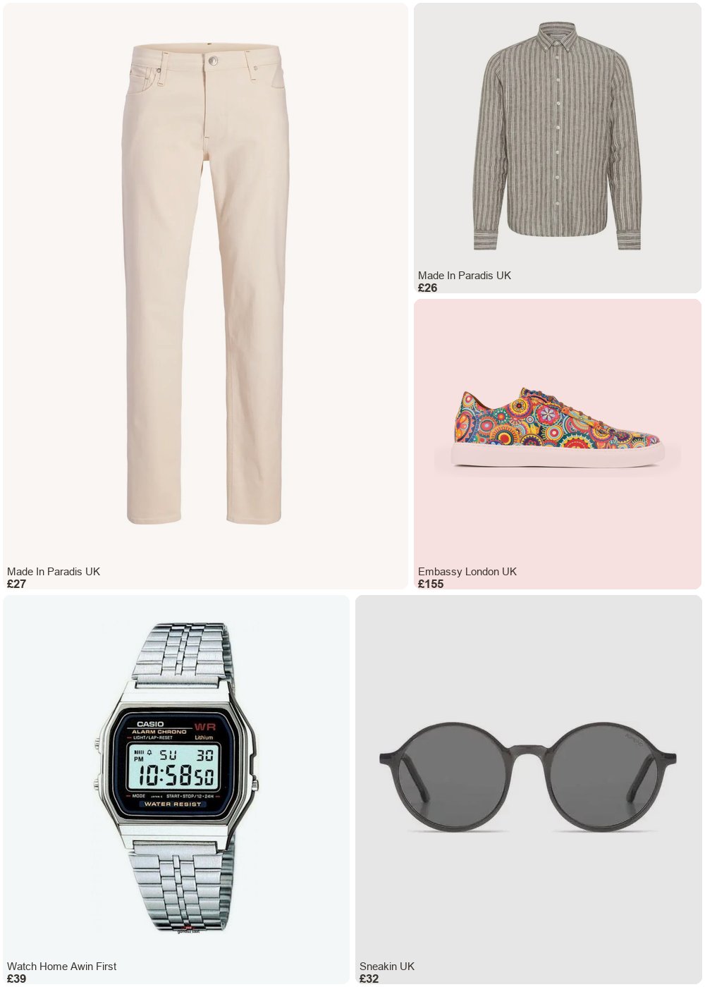 The complete outfit featuring casual friday Striped long-sleeve shirt Casual Friday Dallas