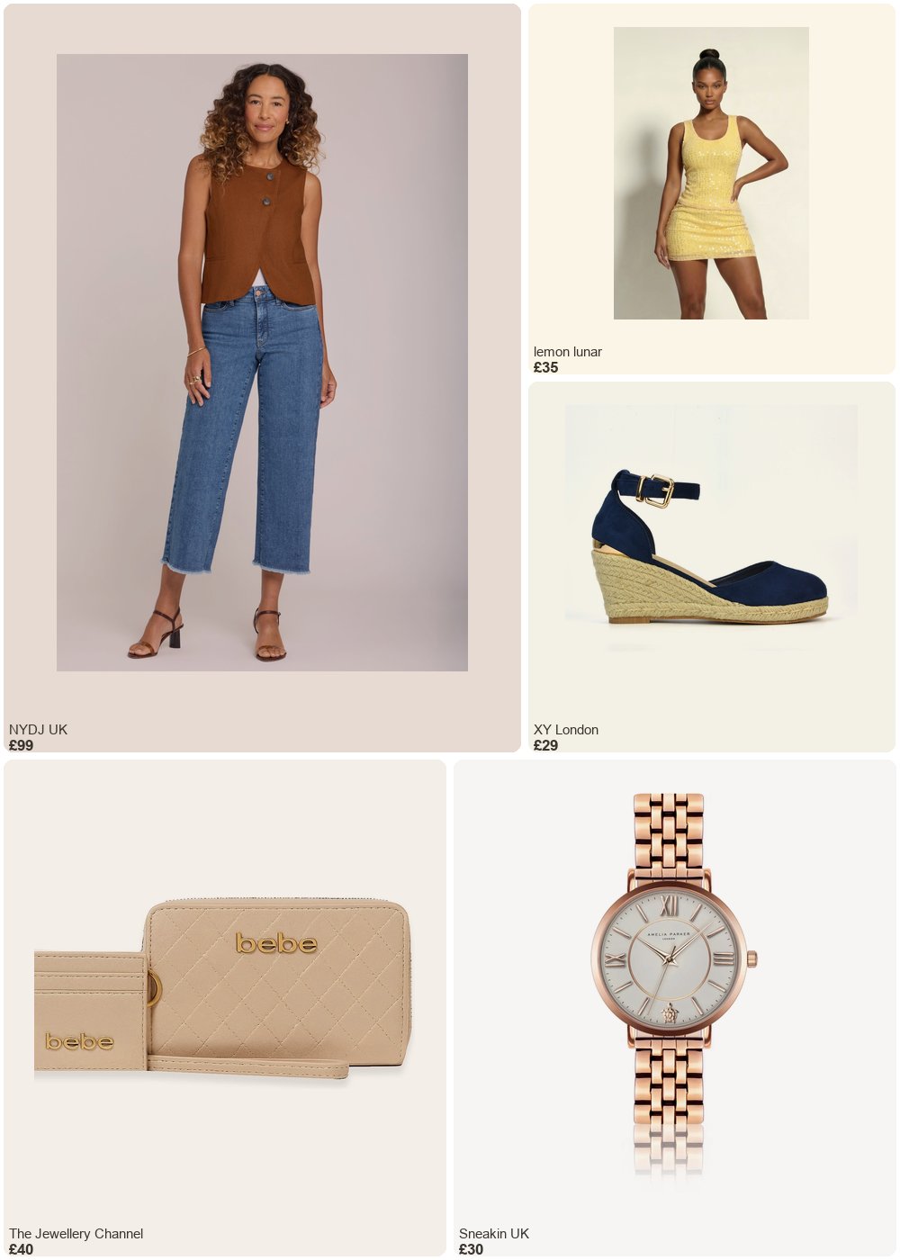 The complete outfit featuring Nydj Teresa Wide Leg Ankle Jeans | Salton