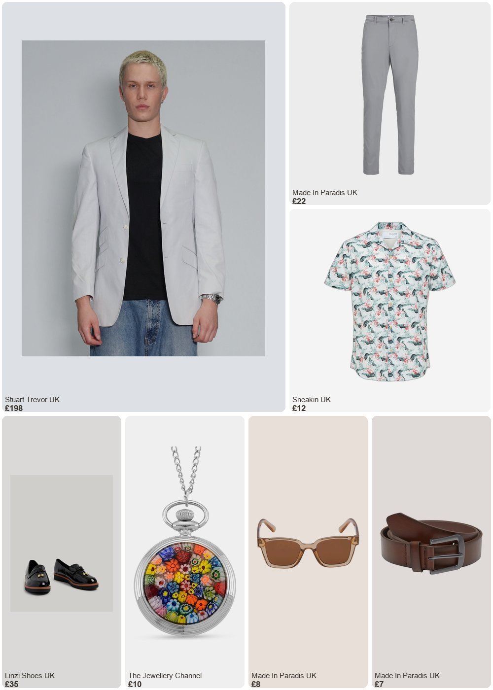 The complete outfit featuring STUART TREVOR Richard James Blazer