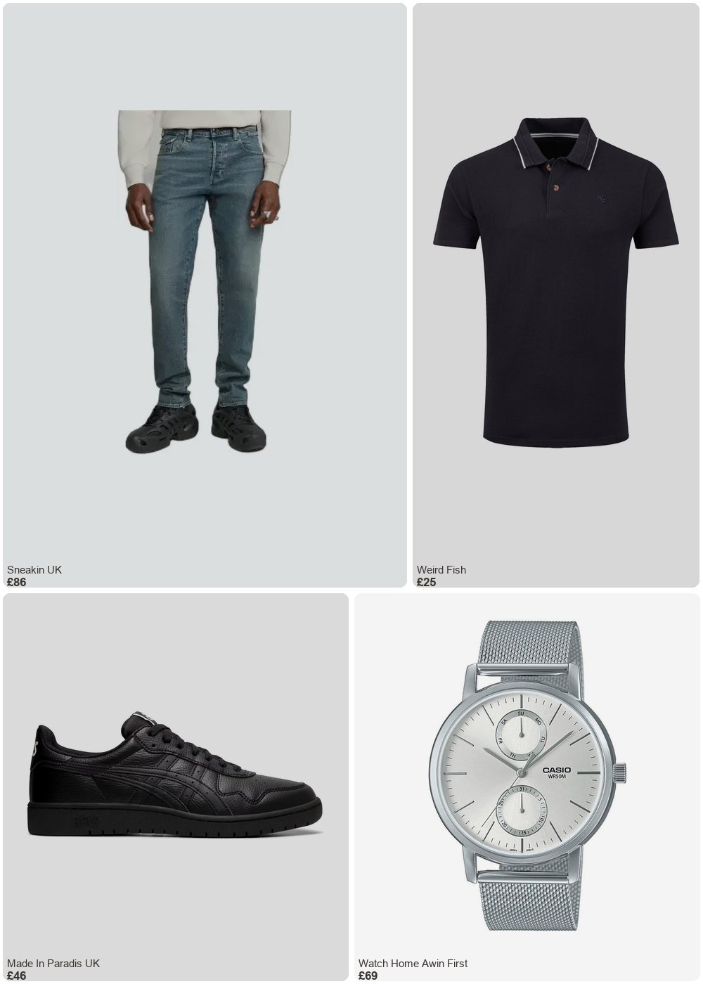The complete outfit featuring Casio Casio MTP-B310M-7ADF Quartz Men's Watch