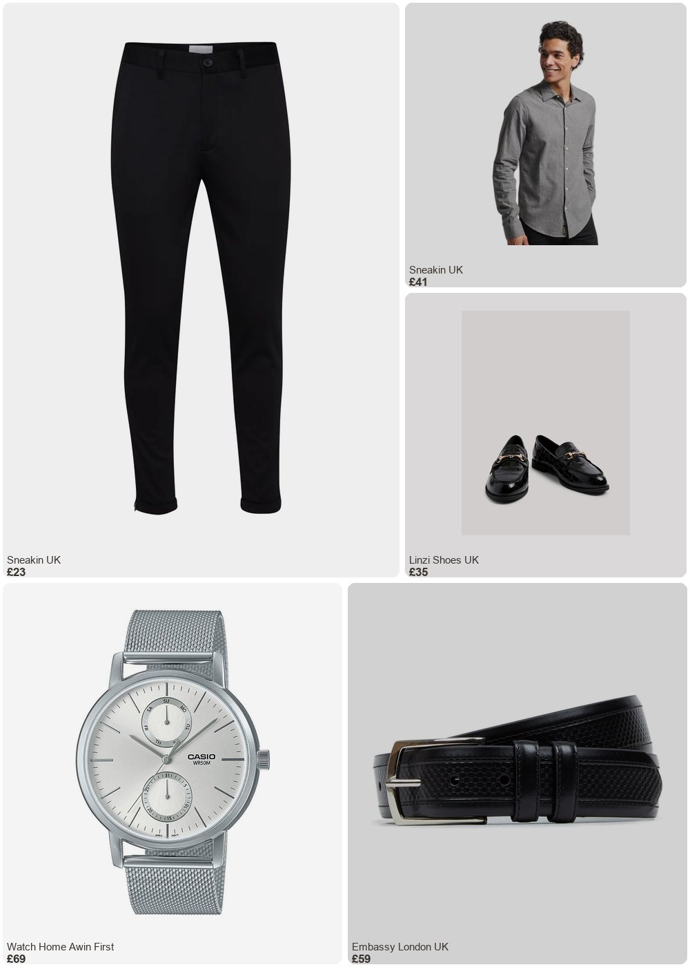 The complete outfit featuring Casio Casio MTP-B310M-7ADF Quartz Men's Watch