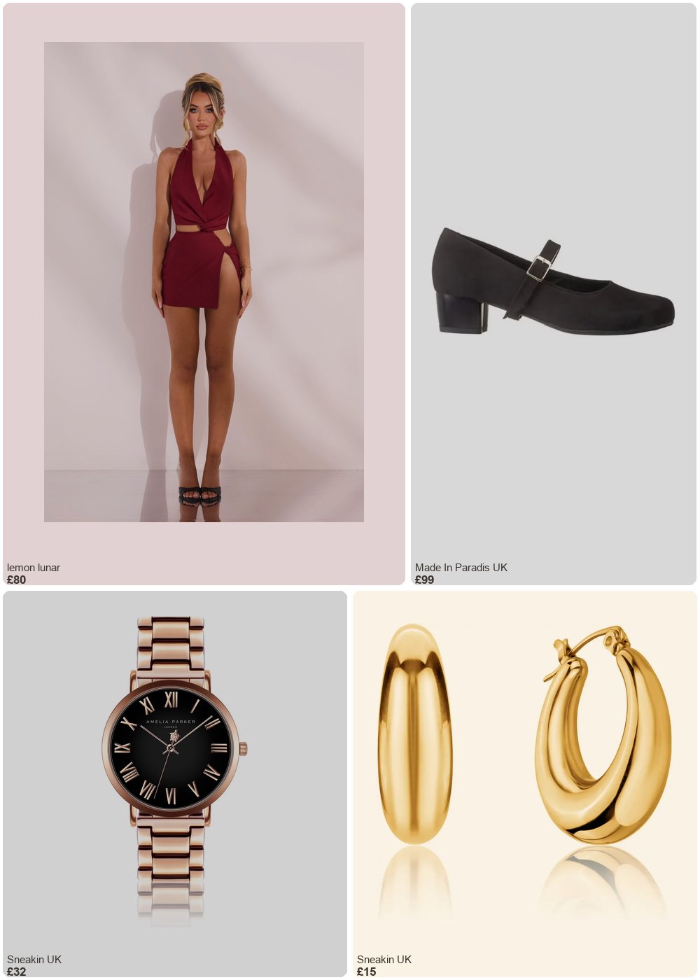 The complete outfit featuring 1 THE TWIST BANDAGE DRESS