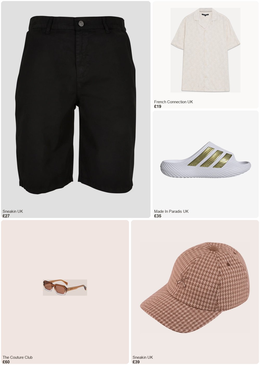 The complete outfit featuring Béton Ciré Curved visor cap Béton Ciré Houndstooth