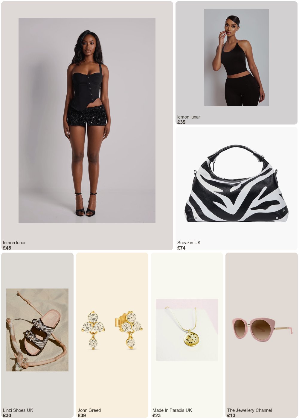 The complete outfit featuring 1 THE ANEYAH SEQUIN SHORTS