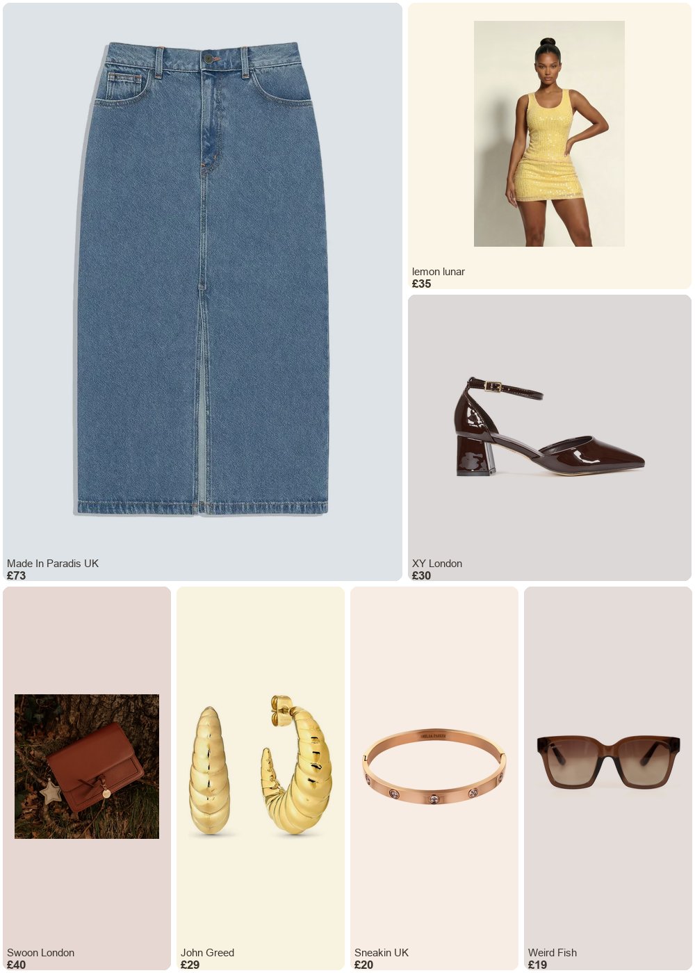 The complete outfit featuring 1 The Anica Sequin Top Yellow